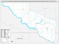 Charles Mix, Sd Wall Map Zip Code